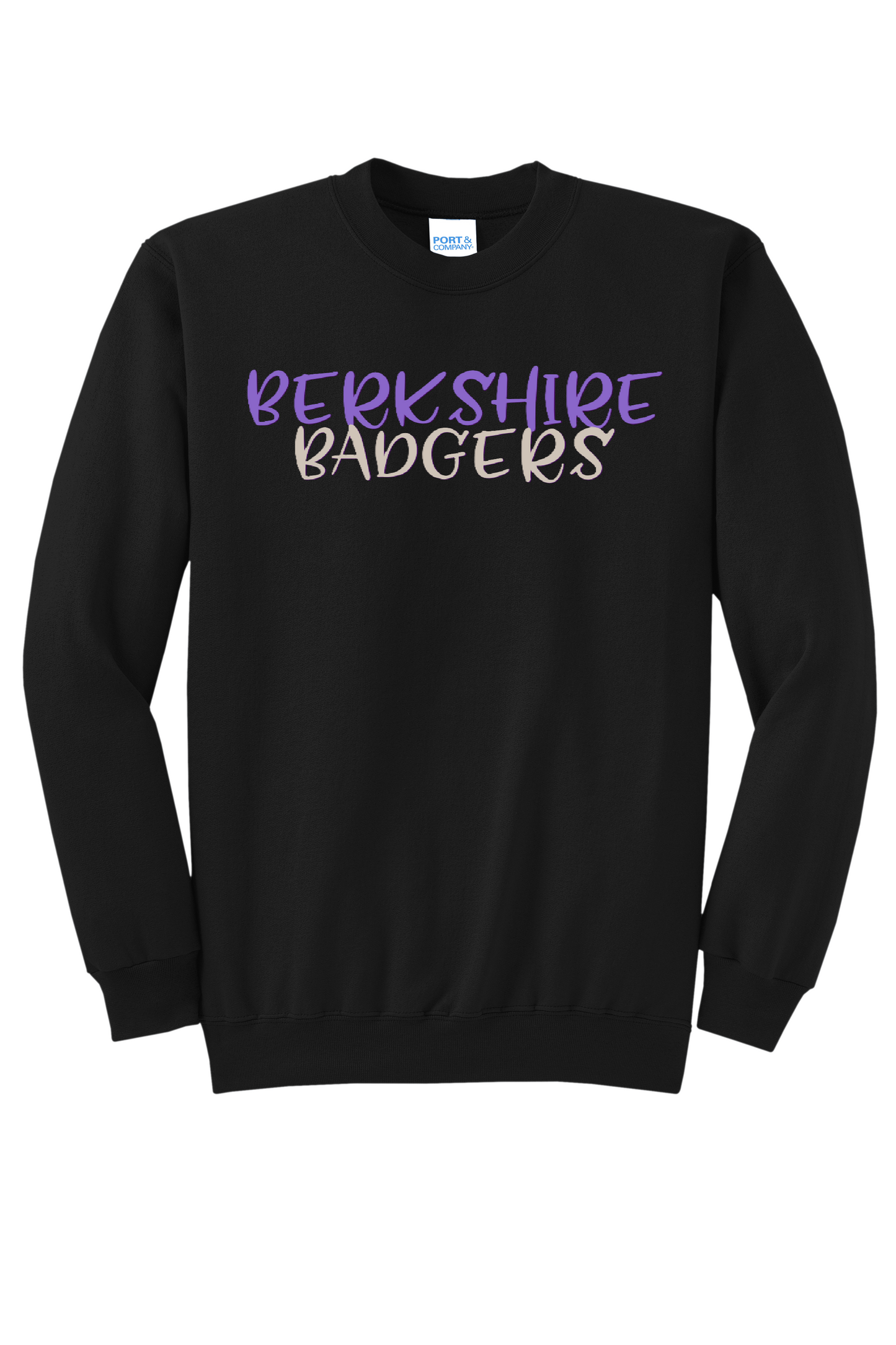 Berkshire Badger Silver Glitter Crew Neck