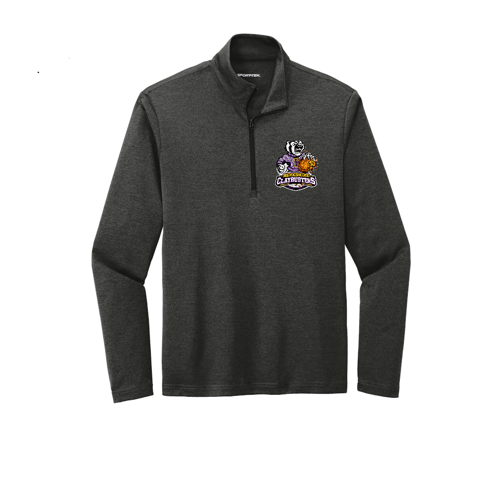 1/4 Zip Pullover Berkshire Trap Team - Clay Busters Design 1