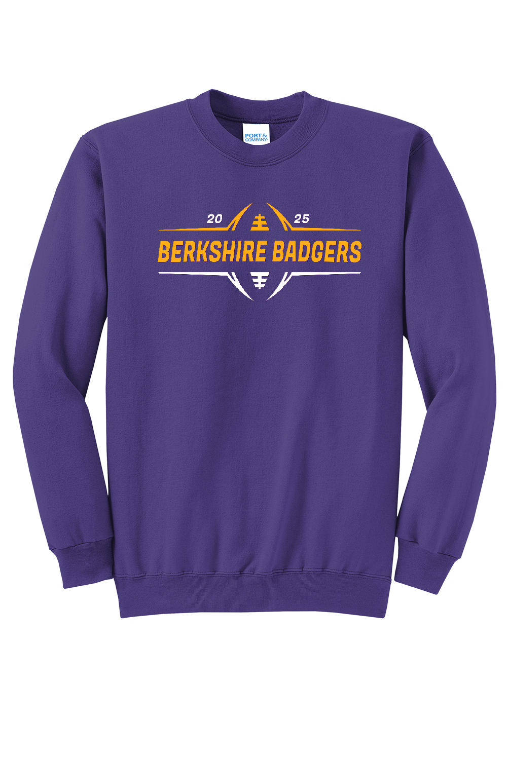 2025 Berkshire Badger Football - Youth Sizes - T-shirt - Performance T-Shirt - Crew- Hooded (Copy)