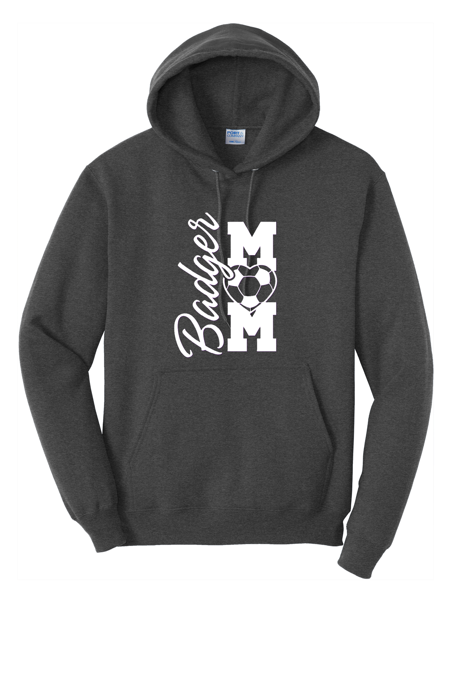 Badger Soccer Mom Hooded
