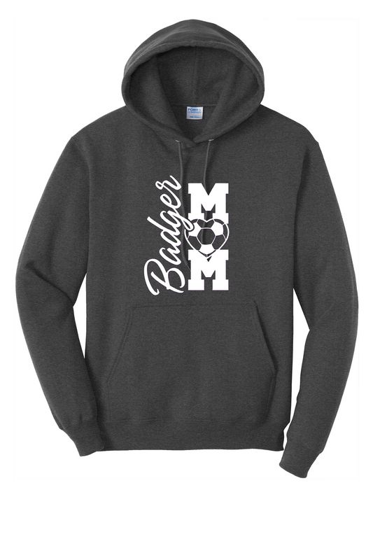 Badger Soccer Mom Hooded