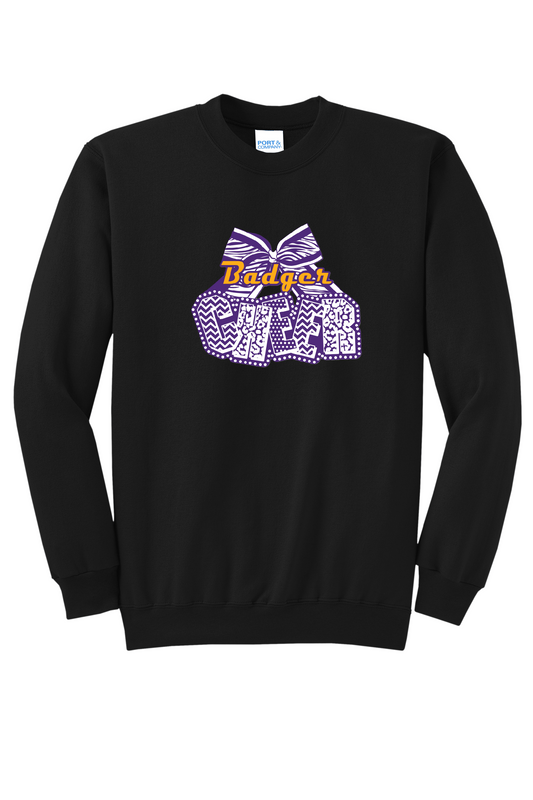 Cheer Bow Crew Neck Sweatshirt