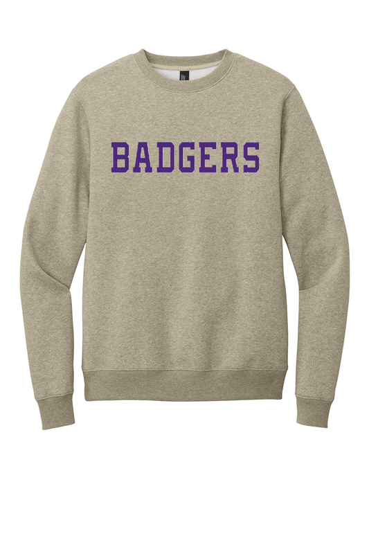 Sand Crew Sweatshirt with Badgers - Adult