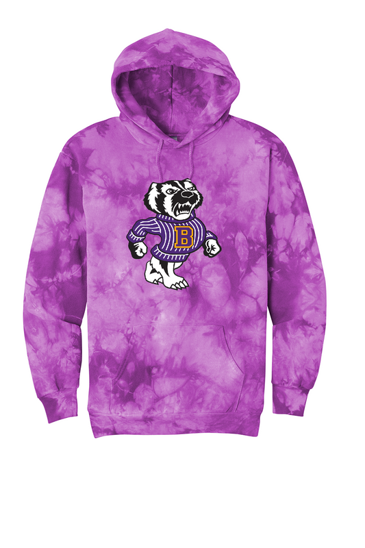 Adult Purple Tie Dye Bert Hoodie