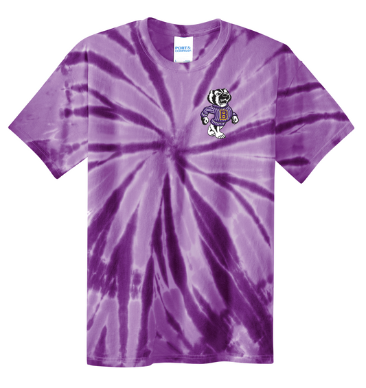 Purple Tie-Dye T-Shirt Youth with Bert