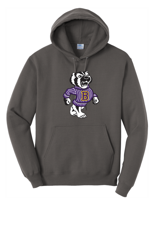 Charcoal Hoodie with Bert - Adult