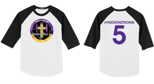 Sport-Tek Baseball T-shirt w Black Sleeves