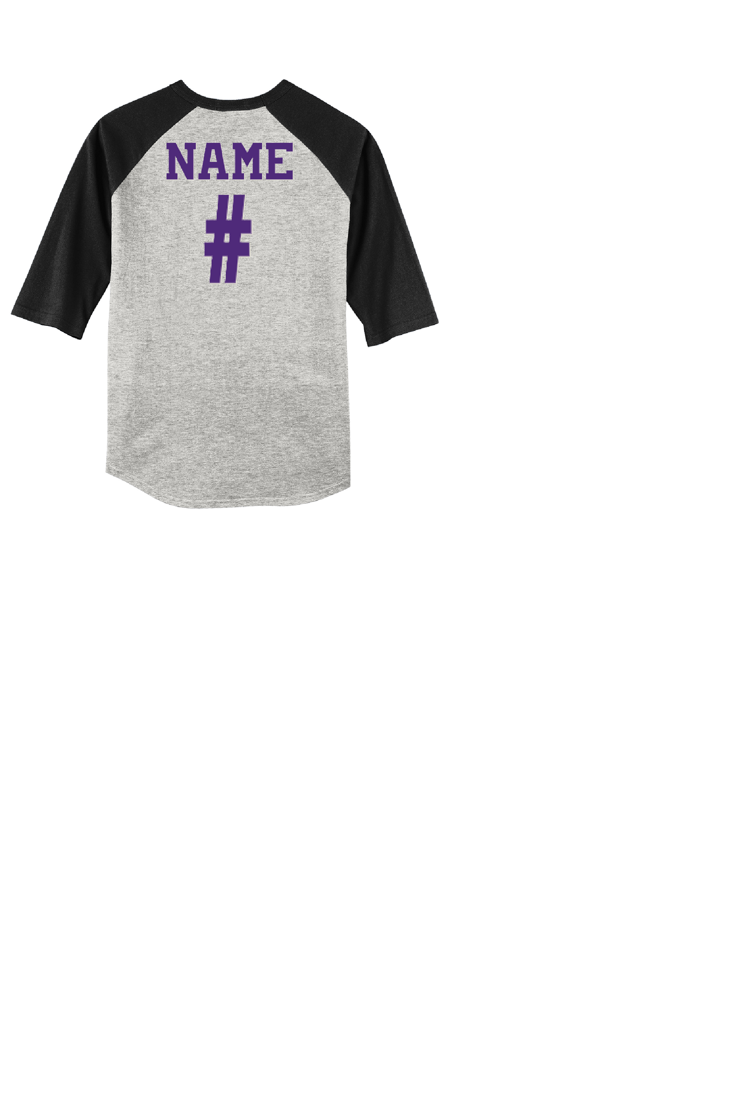 Berkshire Badgers Baseball Personalized Jersey - 3/4 Sleeve