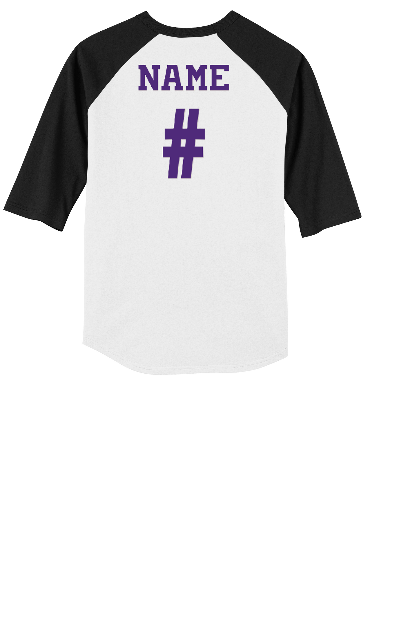 Berkshire Badgers Baseball Personalized Jersey - 3/4 Sleeve